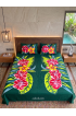 Hand Painted Rayon Bedsheet Set King Size